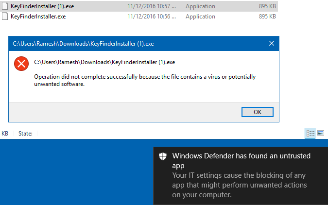Does Windows Defender Blocking Downloads - suresupport